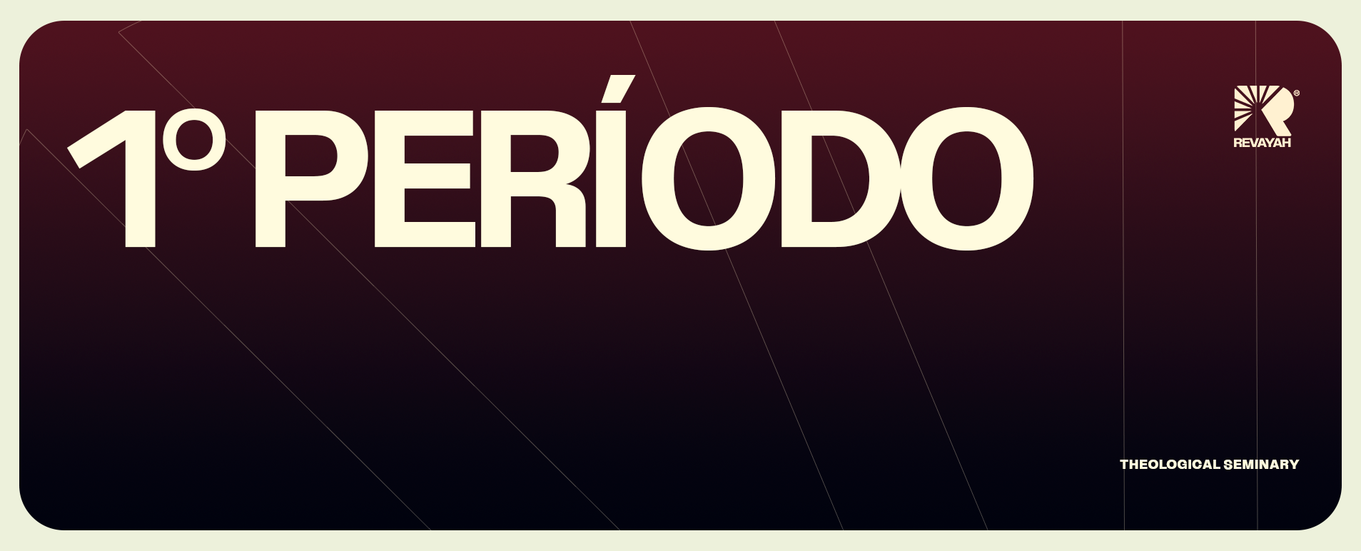 seminário revayah ead / 1º período